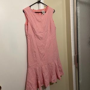 Petite 12 dB collection dress professional pink